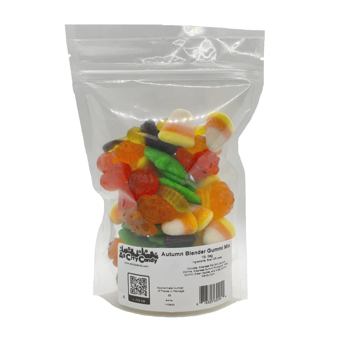 All City Candy Autumn Blender Gummi Mix 1 lb. Bulk Bag Halloween All City Candy For fresh candy and great service, visit www.allcitycandy.com