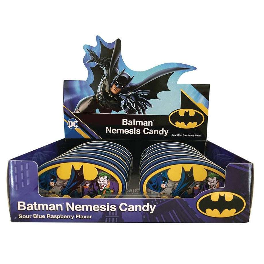 All City Candy Batman Nemesis Candy 1.2 oz. Tin 1 Tin Novelty Boston America For fresh candy and great service, visit www.allcitycandy.com