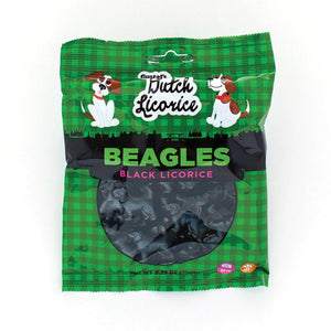 All City Candy Gustaf's Dutch Black Licorice Beagles - 5.29-oz. Bag Licorice Gerrit J. Verburg Candy For fresh candy and great service, visit www.allcitycandy.com
