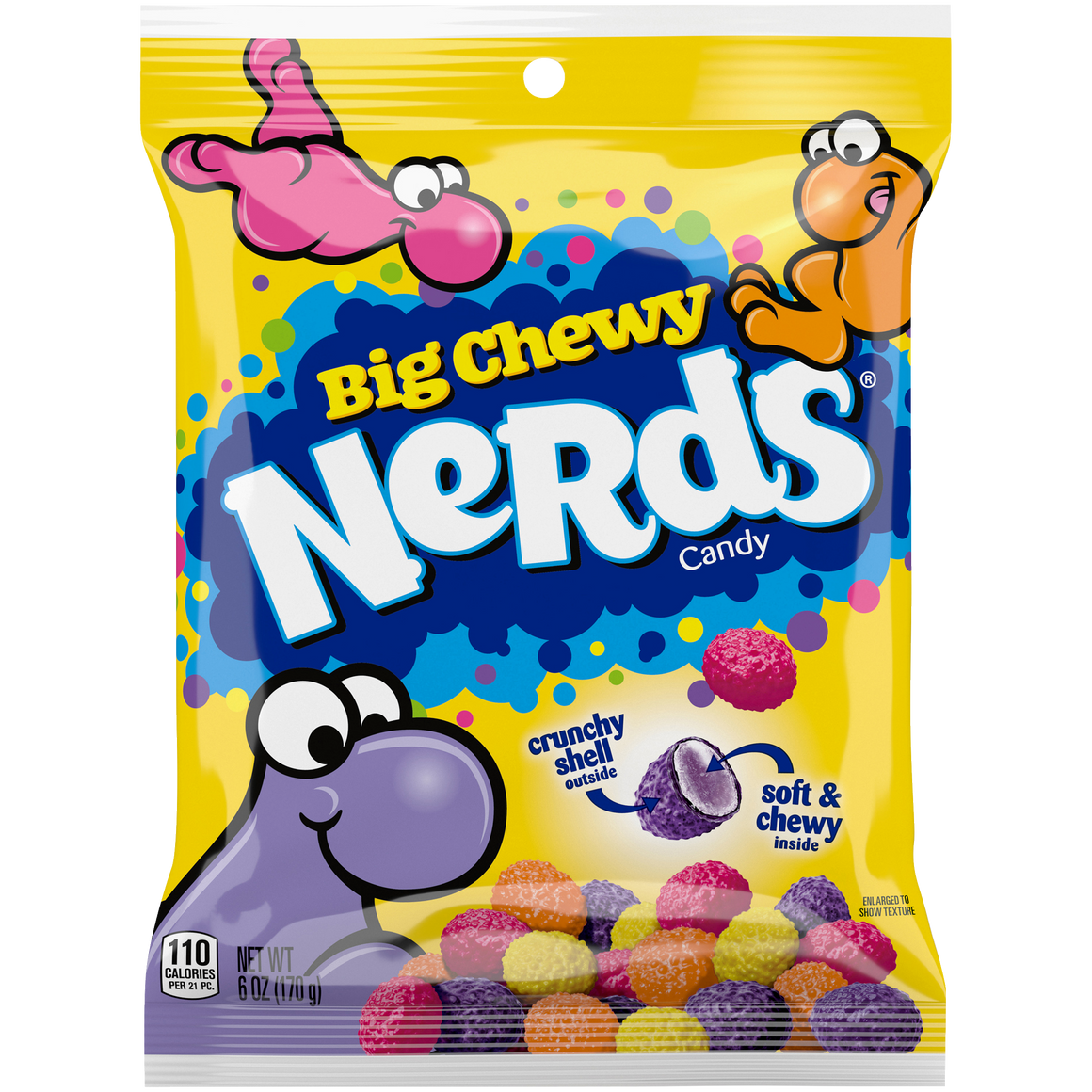 All City Candy Big Chewy Nerds Candy - 6-oz. Bag Chewy Ferrara Candy Company For fresh candy and great service, visit www.allcitycandy.com