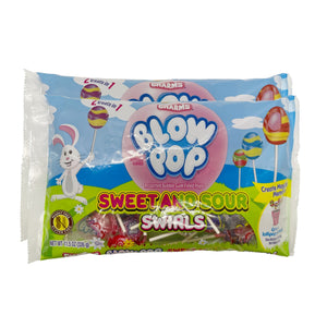 All City Candy Blow Pop Easter Sweet and Sour Swirls 11.5 oz. Bag- Pack of 2 Easter Charms Candy (Tootsie) For fresh candy and great service, visit www.allcitycandy.com