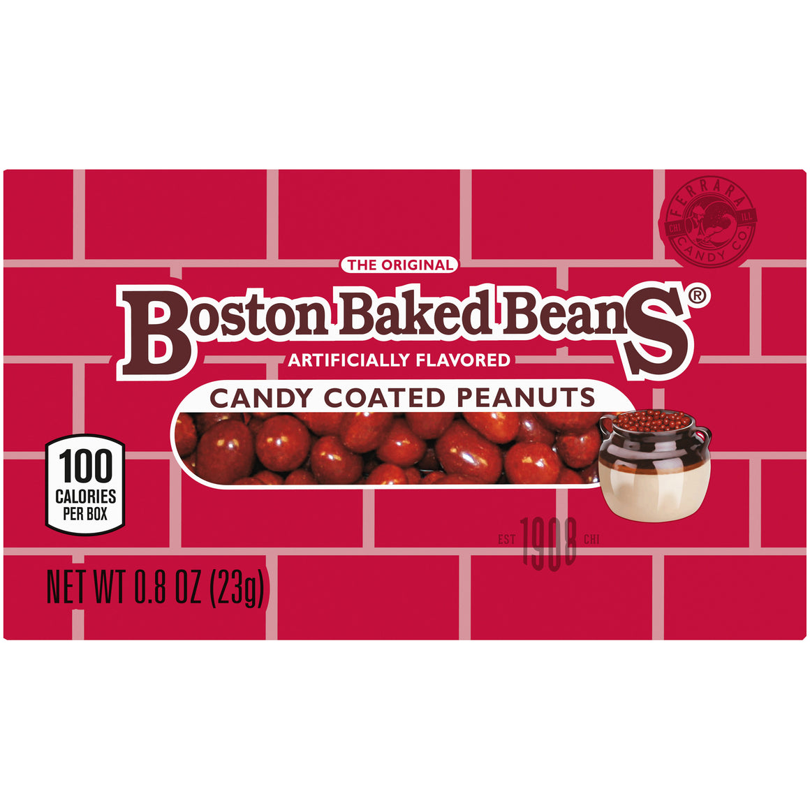 All City Candy Boston Baked Beans Candy Coated Peanuts .8-oz. Box - 1 Box Nuts Ferrara Candy Company For fresh candy and great service, visit www.allcitycandy.com