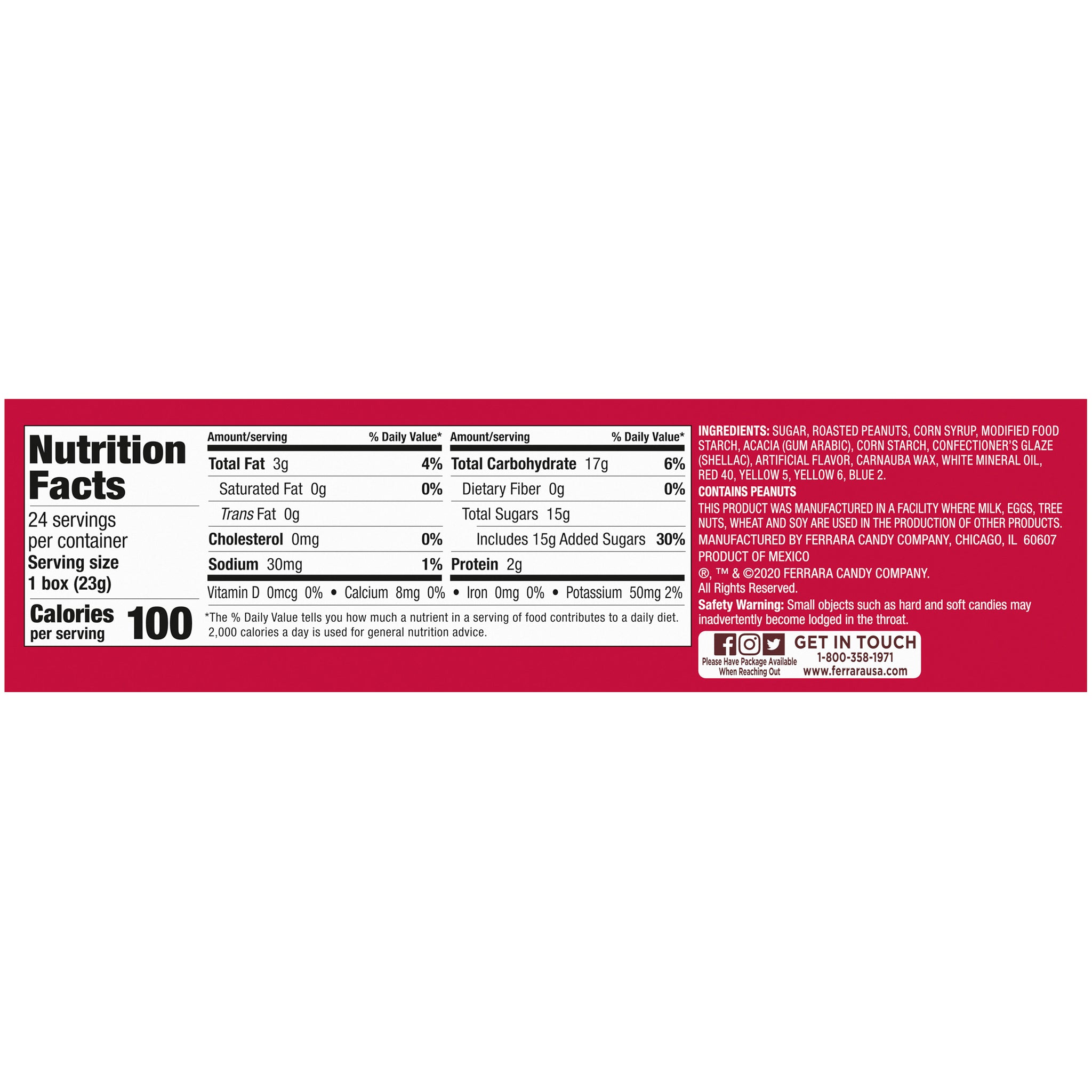 M&m's with peanuts Nutrition Facts - Eat This Much