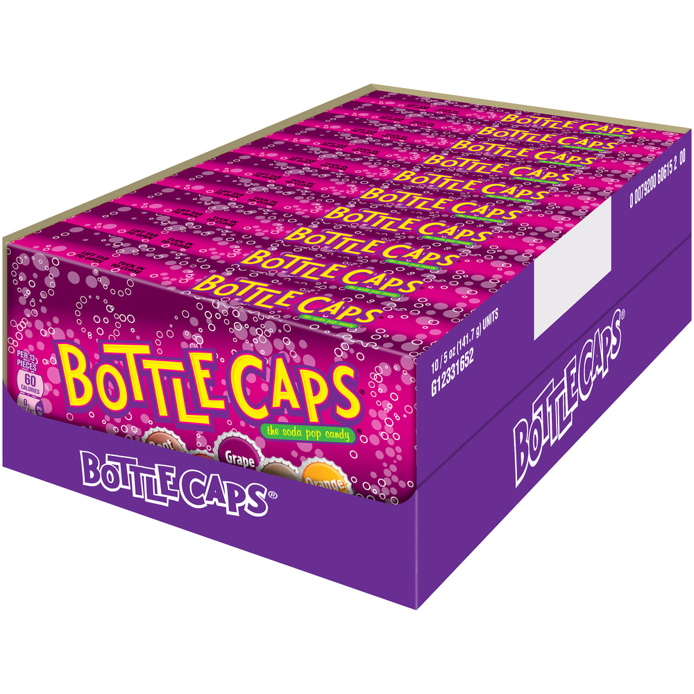 Bottle Caps Soda Pop Candy 5oz. Theater Box All City Candy
