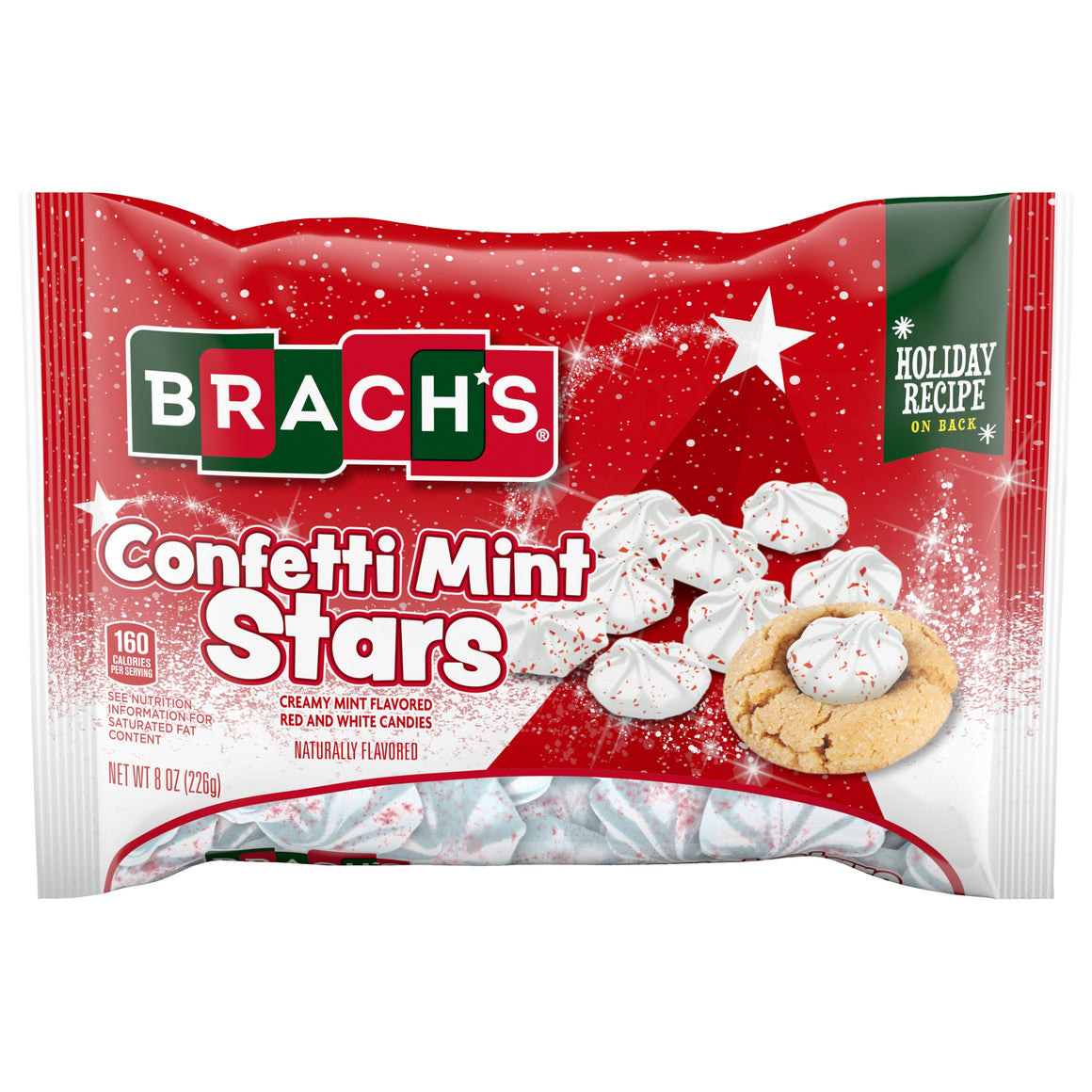 BRACH'S HOLIDAY MIX Holiday Hard Candies 8 oz. Bag, Packaged Candy