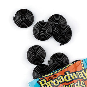 All City Candy Gerrit's Broadway on Wheels Black Licorice Wheels - 5.29-oz. Bag Licorice Gerrit J. Verburg Candy For fresh candy and great service, visit www.allcitycandy.com