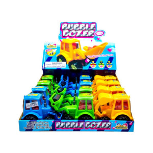 All City Candy Bubble Mania Bubble Dozer Gum Nuggets Filled Truck Novelty Kidsmania Case of 12 For fresh candy and great service, visit www.allcitycandy.com