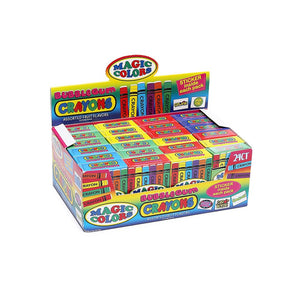 All City Candy Magic Colors Bubble Gum Crayons 0.96 oz. Box Case of 24 Novelty World Confections Inc. For fresh candy and great service, visit www.allcitycandy.com