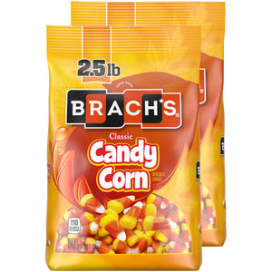 All City Candy Brach's Classic Candy Corn - 2.5 LB Resealable Bag Pack of 2 Halloween Brach's Confections (Ferrara) For fresh candy and great service, visit www.allcitycandy.com