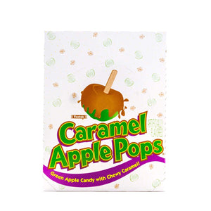 All City Candy Tootsie Caramel Apple Pops Lollipops - Case of 48 Lollipops & Suckers Tootsie Roll Industries For fresh candy and great service, visit www.allcitycandy.com