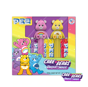 All City Candy PEZ - Care Bears Gift Set Assortment Cheer & Funshine Bear Novelty PEZ Candy For fresh candy and great service, visit www.allcitycandy.com