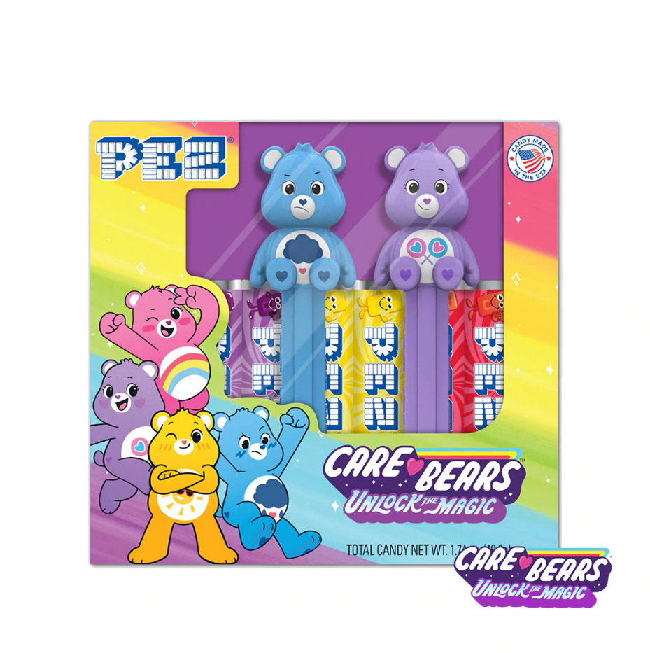 All City Candy PEZ - Care Bears Gift Set Assortment Share & Grumpy Bear Novelty PEZ Candy For fresh candy and great service, visit www.allcitycandy.com