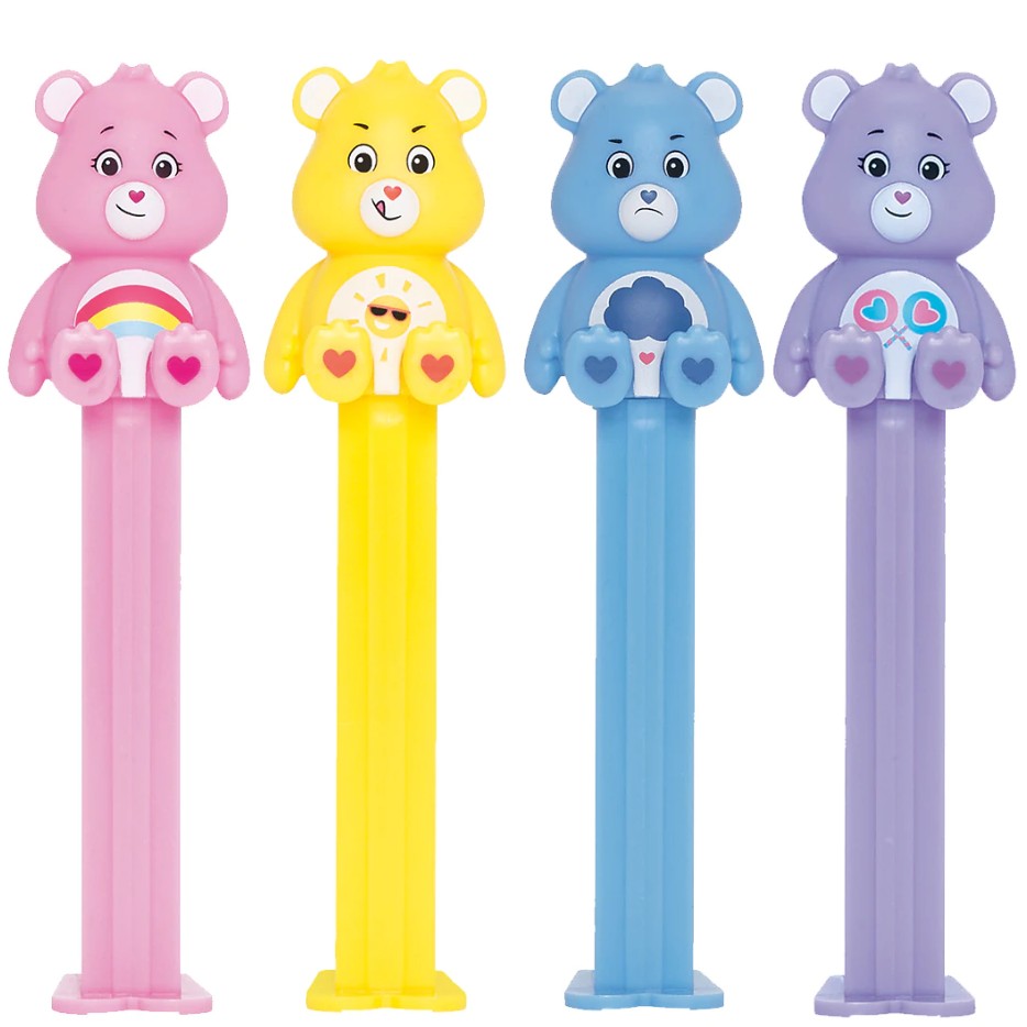 All City Candy PEZ - Care Bears Assortment - Blister Pack Novelty PEZ Candy For fresh candy and great service, visit www.allcitycandy.com