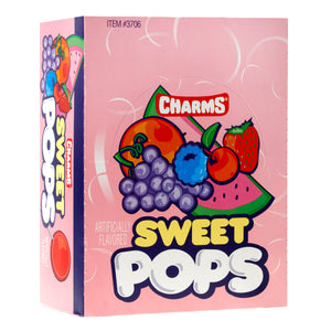 All City Candy Charms Sweet Pops Lollipops & Suckers Charms Candy (Tootsie) Case of 100 Pops For fresh candy and great service, visit www.allcitycandy.com