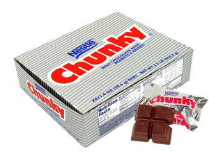 All City Candy Chunky Candy Bar 1.4 oz. Case of 24 Candy Bars Ferrero For fresh candy and great service, visit www.allcitycandy.com