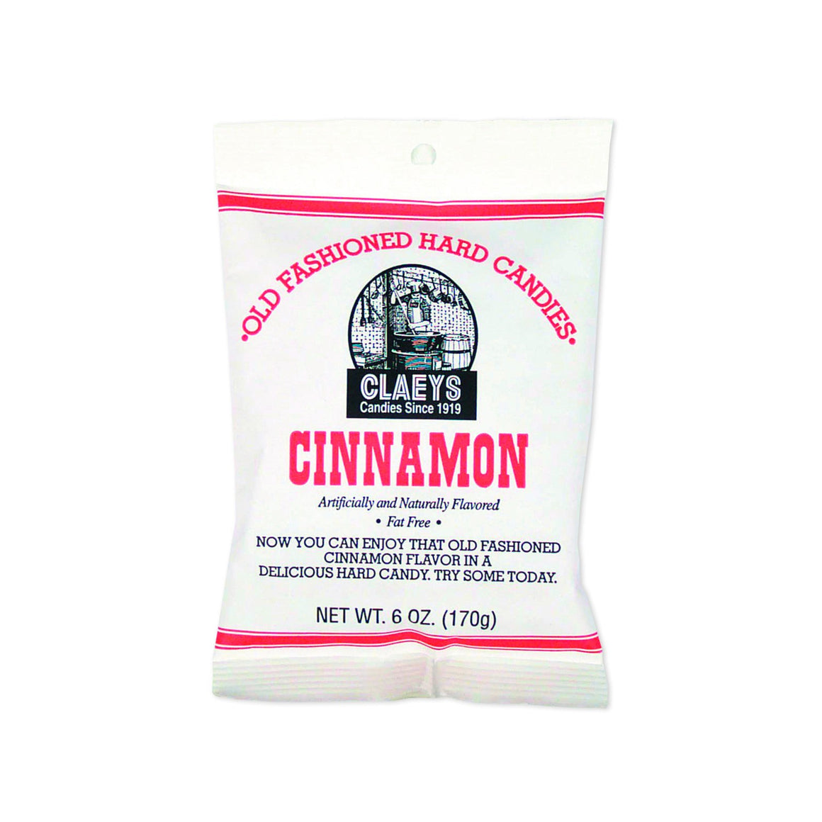 All City Candy Claeys Cinnamon Old Fashioned Hard Candies - 6-oz. Bag Hard Claeys Candies 1 Bag For fresh candy and great service, visit www.allcitycandy.com