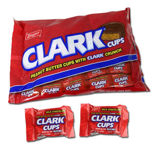 All City Candy Clark Peanut Butter Cups Fun Size - 10-oz. Bag Halloween Boyer Candy Company For fresh candy and great service, visit www.allcitycandy.com