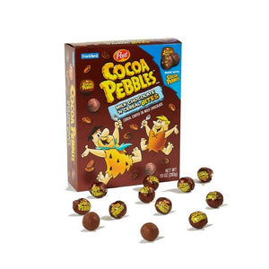 All City Candy Cocoa Pebbles Milk Chocolate 'n Cereal Bites 8 oz. Box Chocolate Frankford Candy For fresh candy and great service, visit www.allcitycandy.com