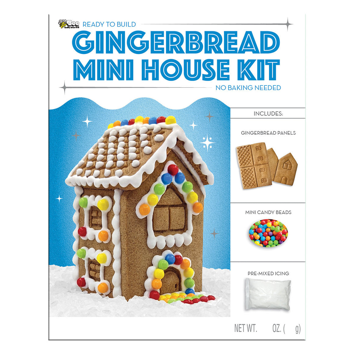 All City Candy Gingerbread Mini House Kit 6.75 oz. Bee International Candy For fresh candy and great service, visit www.allcitycandy.com
