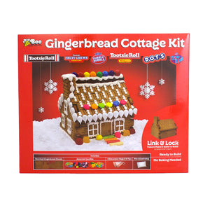 All City Candy Bee Christmas Tootsie Roll Gingerbread Cottage 28 oz. Kit Bee International Candy For fresh candy and great service, visit www.allcitycandy.com