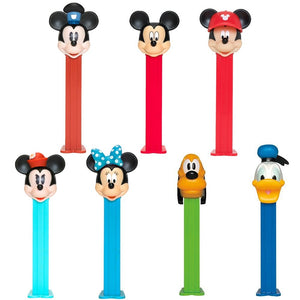 All City Candy PEZ Mickey Mouse Clubhouse Collection Candy Dispenser - 1 Piece Blister Pack Novelty PEZ Candy For fresh candy and great service, visit www.allcitycandy.com