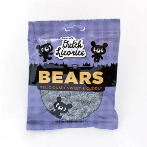 All City Candy Gustaf's Dutch Licorice Bears - 5.2-oz Bag Licorice Gerrit J. Verburg Candy 1 Bag For fresh candy and great service, visit www.allcitycandy.com