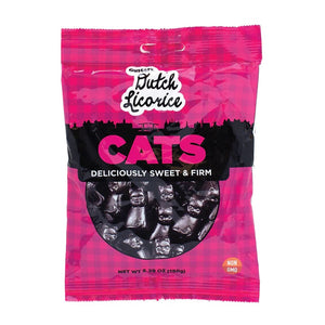 All City Candy Gustaf's Dutch Licorice Cats - 5.2-oz. Bag Licorice Gerrit J. Verburg Candy For fresh candy and great service, visit www.allcitycandy.com