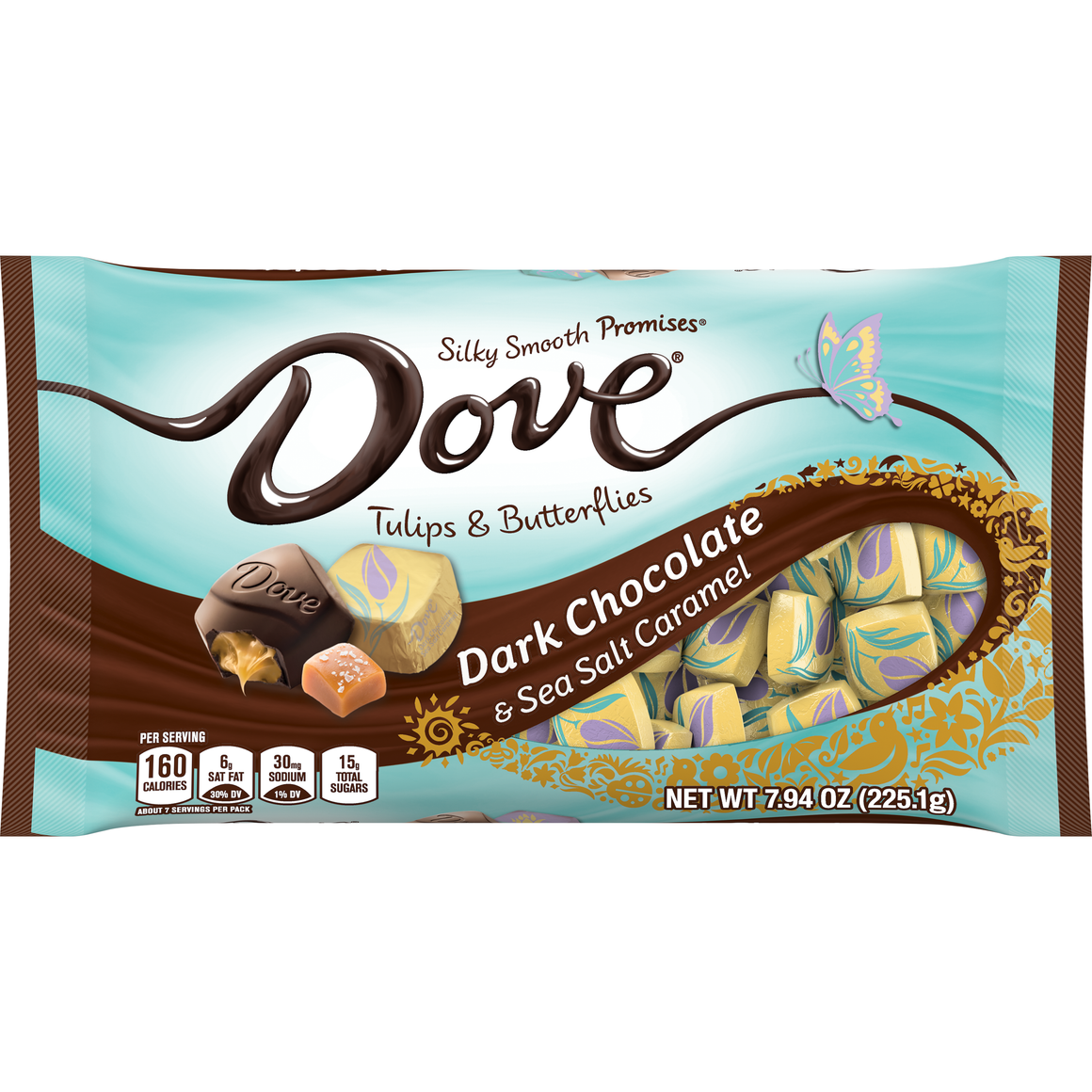 Dove Dark Chocolate and Sea Salt Caramel 7.94 oz