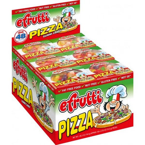 All City Candy efrutti Pizza Gummi Candy - Case of 48 Gummi efrutti For fresh candy and great service, visit www.allcitycandy.com