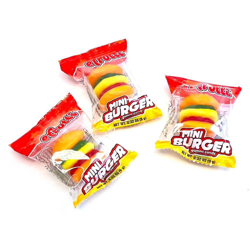 All City Candy efrutti Gummi Mini Burger - Gummi efrutti For fresh candy and great service, visit www.allcitycandy.com