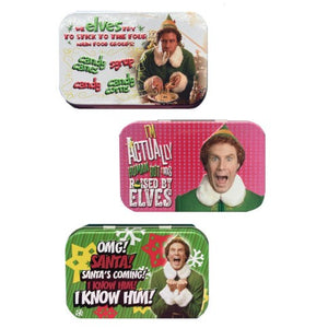 All City Candy Buddy the Elf - Pass the Syrup Maple Candy Tin 1.5 oz. 1 Tin Christmas Boston America For fresh candy and great service, visit www.allcitycandy.com