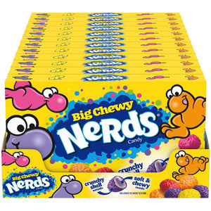 All City Candy Big Chewy Nerds - 4.25-oz. Theater Box - Case of 12 Theater Boxes Ferrara Candy Company For fresh candy and great service, visit www.allcitycandy.com