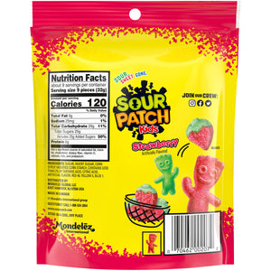 All City Candy Sour Patch Kids Strawberry Soft & Chewy Candy - 12-oz. Resealable Bag Mondelez International For fresh candy and great service, visit www.allcitycandy.com