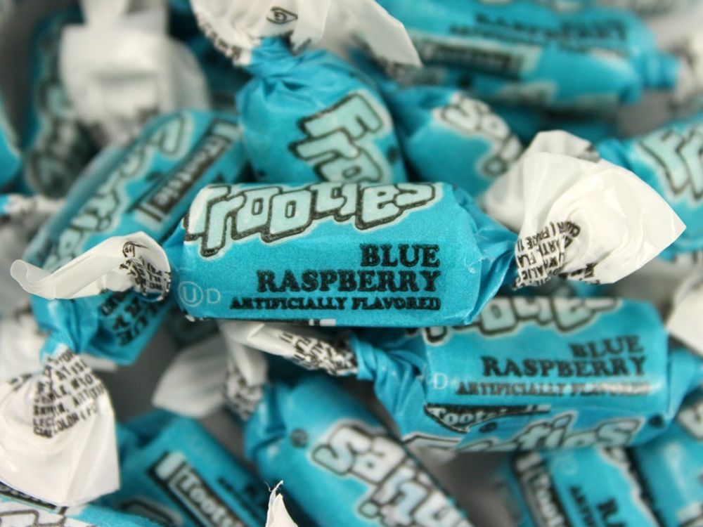 Frooties Blue Raspberry Chewy Candy - 2.42 LB Bulk Bag - All City Candy