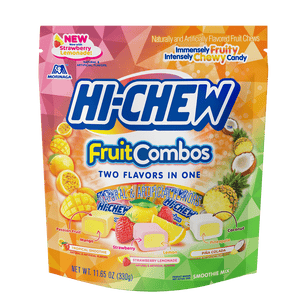 All City Candy Hi-Chew Fruit Combos Fruit Chews - 11.65-oz. Bag Chewy Morinaga & Company For fresh candy and great service, visit www.allcitycandy.com