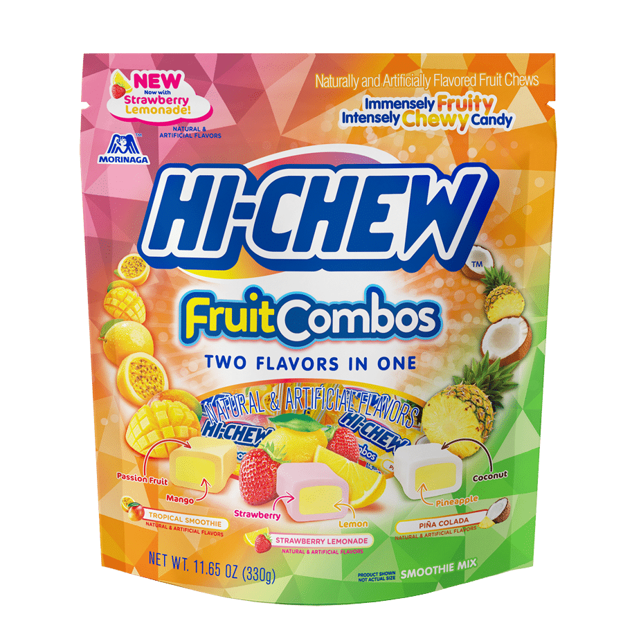 All City Candy Hi-Chew Fruit Combos Fruit Chews - 11.65-oz. Bag Chewy Morinaga & Company For fresh candy and great service, visit www.allcitycandy.com
