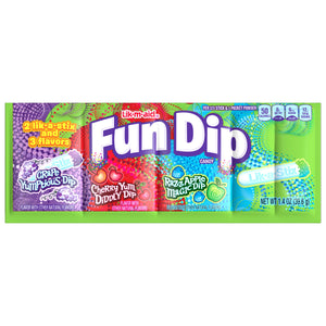 All City Candy Lik-m-aid Fun Dip Candy - 1.4-oz. Pack 1 Pack Powdered Candy Ferrara Candy Company For fresh candy and great service, visit www.allcitycandy.com