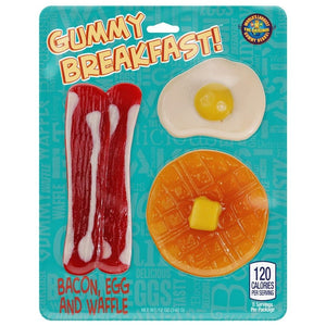 All City Candy Giant Gummy Breakfast Bacon, Egg and Waffle 12 oz. Gummi Giant Gummy Bears For fresh candy and great service, visit www.allcitycandy.com