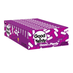 All City Candy Good & Plenty Licorice Candy - 6-oz. Theater Box Theater Boxes Hershey's Case of 12 For fresh candy and great service, visit www.allcitycandy.com