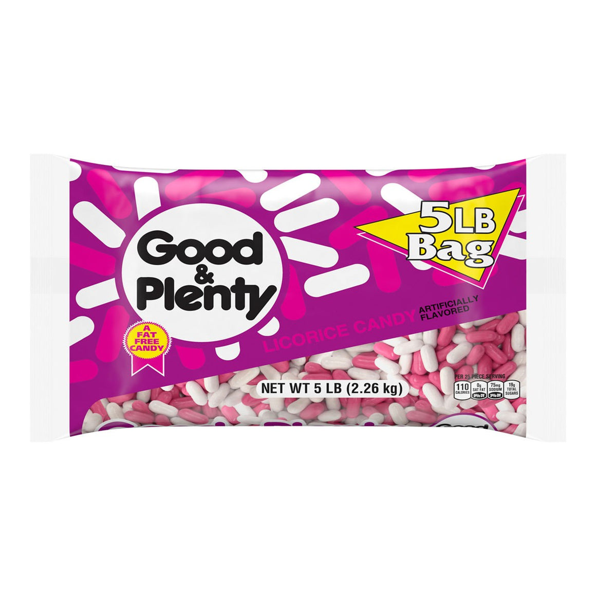 All City Candy Good & Plenty Licorice Candy - 5 LB Bulk Bag Bulk Unwrapped Hershey's For fresh candy and great service, visit www.allcitycandy.com