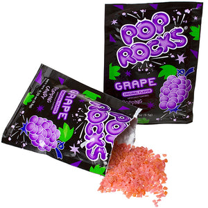 All City Candy Pop Rocks Grape Popping Candy - .33-oz. Package Novelty Pop Rocks (Zeta Espacial SA) 1 Package For fresh candy and great service, visit www.allcitycandy.com
