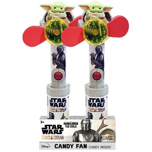 All City Candy Candyrific Star Wars Mandalorian Grogu Candy Fan 0.53 oz. Case of 6 Novelty Candyrific For fresh candy and great service, visit www.allcitycandy.com