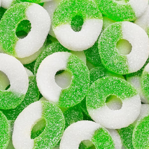 All City Candy Apple Gummi Rings - 4.5 LB Bulk Bag Bulk Unwrapped Albanese Confectionery For fresh candy and great service, visit www.allcitycandy.com