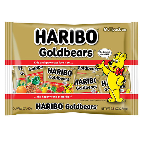 Haribo Goldbears Gummi Candy Multipacks - 9.5-oz. Bag