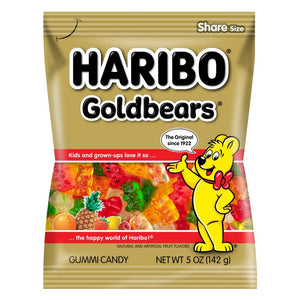 All City Candy Haribo Gold-Bears Gummi Candy Peg Bags Gummi Haribo Candy 5-oz. Bag For fresh candy and great service, visit www.allcitycandy.com