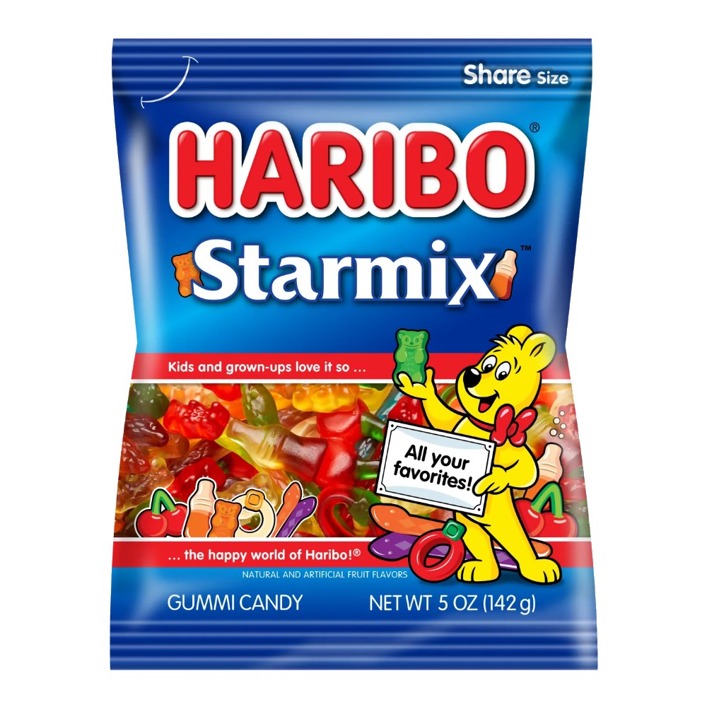 All City Candy Haribo Starmix Gummi Candy - 5-oz. Bag Gummi Haribo For fresh candy and great service, visit www.allcitycandy.com