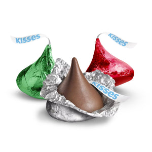 All City Candy Hershey's Christmas Milk Chocolate Kisses Candy Cane 2.24 oz. Christmas Hershey's For fresh candy and great service, visit www.allcitycandy.com