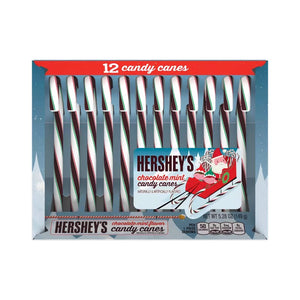 All City Candy Hershey's Christmas Chocolate Mint Candy Cane 5.28 oz. Box Christmas Hershey's For fresh candy and great service, visit www.allcitycandy.com