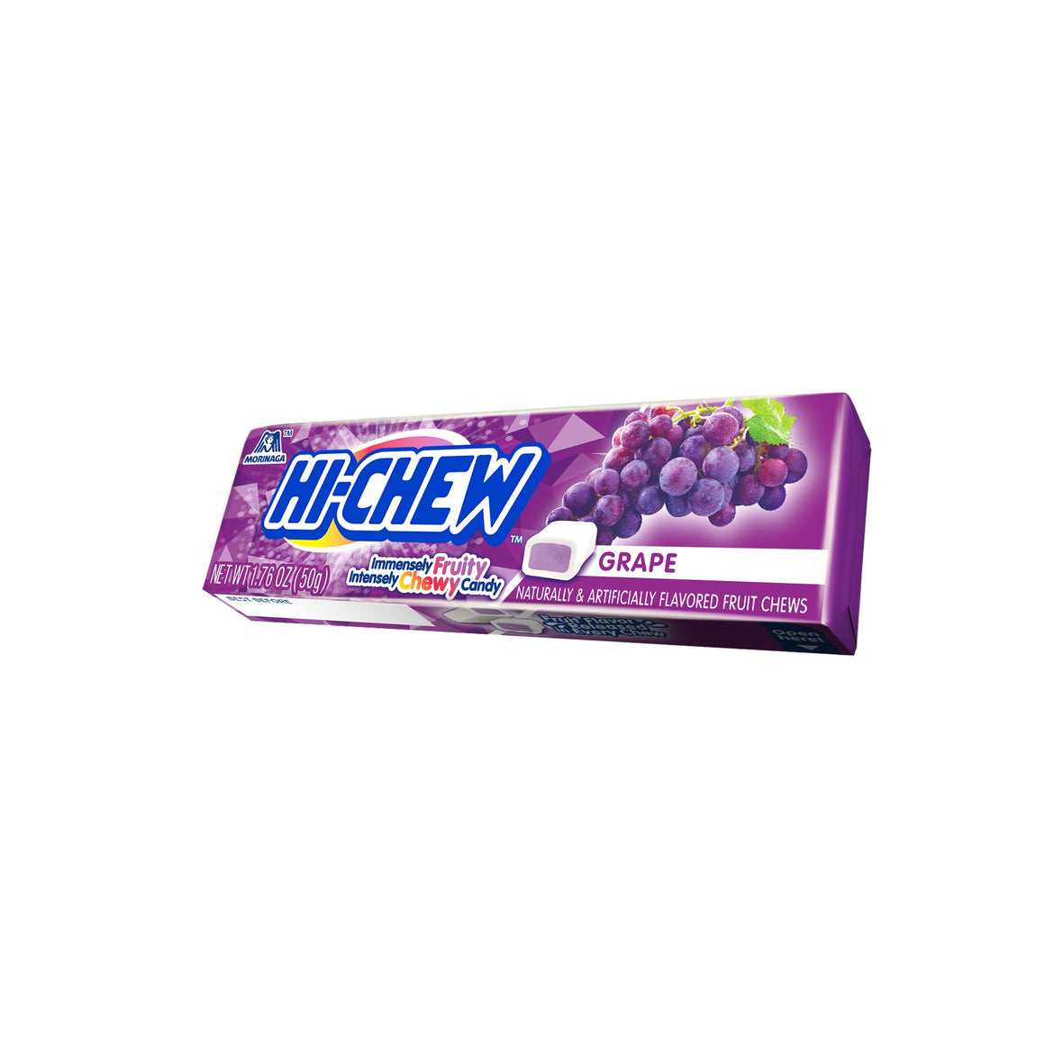 All City Candy Hi-Chew Grape Fruit Chews - 1.76-oz. Bar Chewy Morinaga & Company 1 Bar For fresh candy and great service, visit www.allcitycandy.com