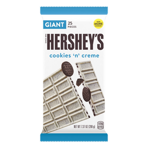 All City Candy Hershey's Cookies n Creme Giant 7.37 oz.  Candy Bars Hershey's 1 Bar For fresh candy and great service, visit www.allcitycandy.com
